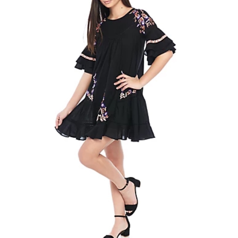 Free People Pavlo Cotton Embroidered Dress - Picture 2 of 15